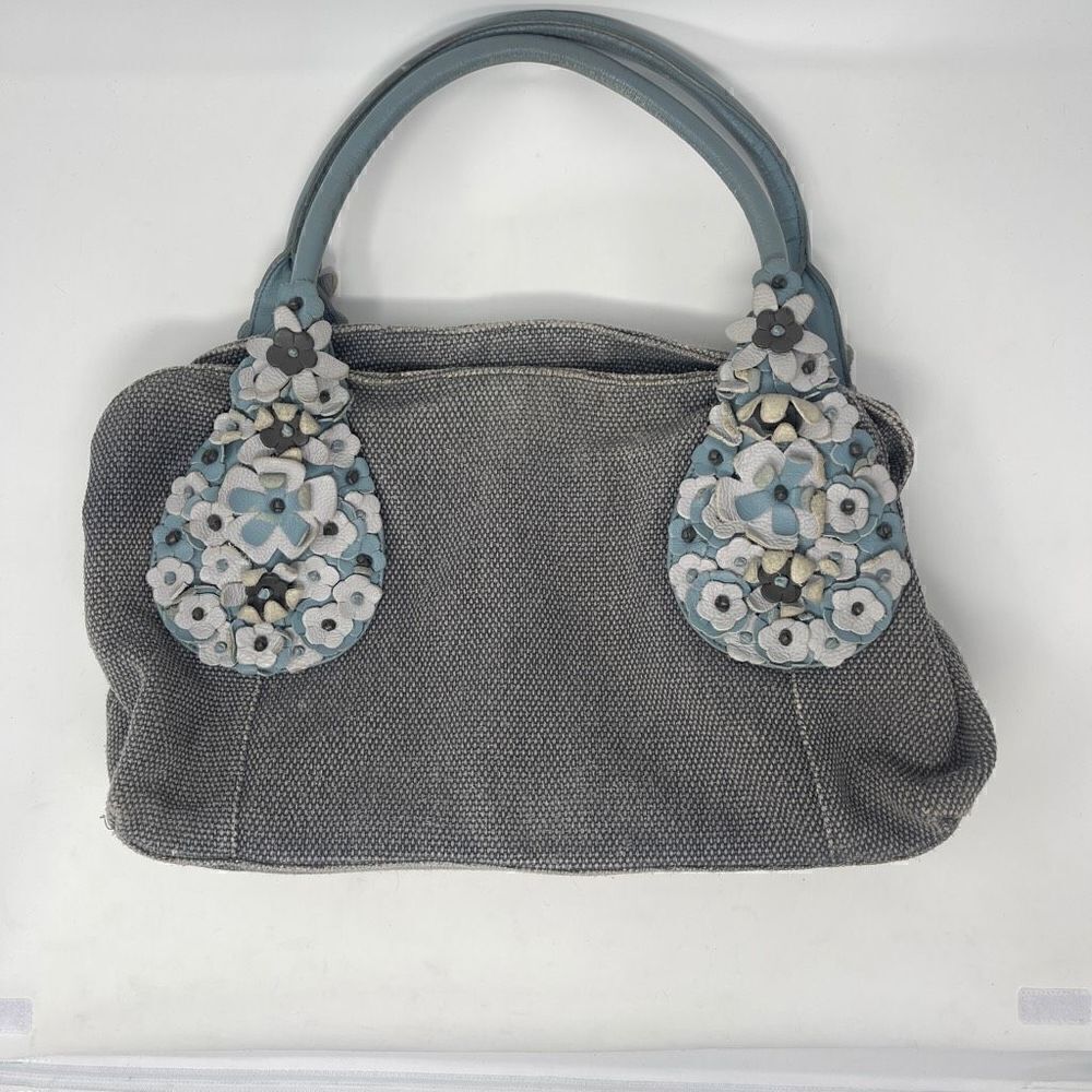 Dan W Hobo bag with Leather Flower accents